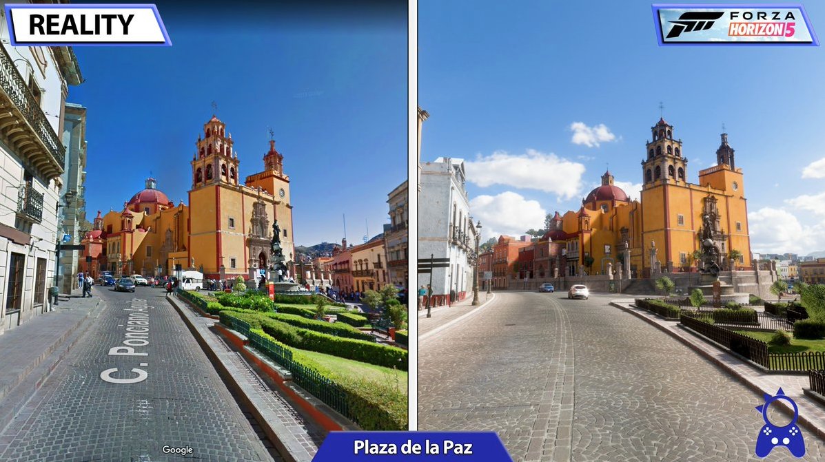 InstantGamingES's tweet photo. Comparación de Forza Horizon 5 con el México de la vida real... ¡Simplemente increíble! 🤩

https://t.co/EJ4aag9Ejc
https://t.co/THQPqAFXUt https://t.co/RFtUcr9b5D