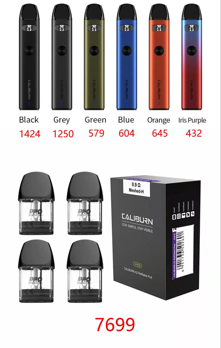 Stock For Uwell Caliburn A2 and Pod Cartridges
Welcome to order
WhatsApp: +86 159 3762 8606
Email: yuki@everzon.com
#Uwell, #caliburn #uwella2 #caliburnA2 #pod #kits #vape #vapor #smok #vapeus #vapewholesale