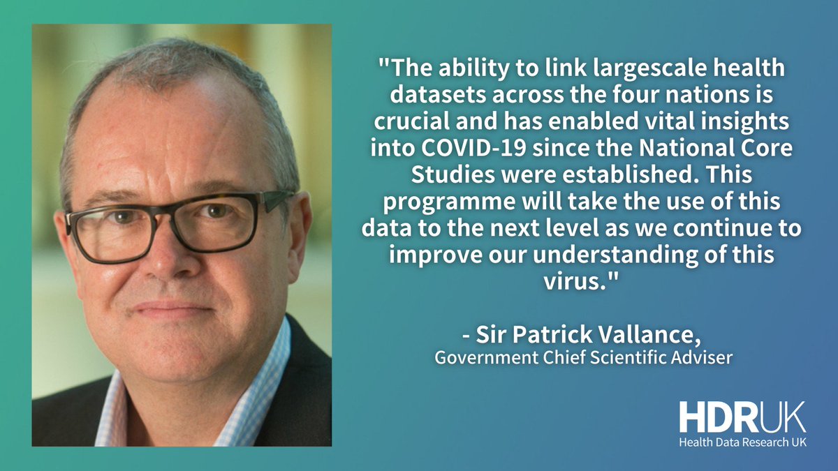 HDR_UK's tweet photo. Alongside @turinginst, @ONS &amp; @UKRI_News, we are delighted to announce 📢📢 9 new studies to use linked #health #data to address priority #research questions that will improve understanding of the #COVID19 #pandemic &amp; inform the continued #policy response: https://t.co/m3UvHYGlHO https://t.co/xBVMjKM7uA
