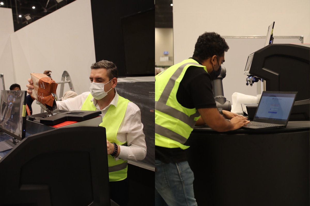 cctech_'s tweet photo. #inBot #knowinDubai Today is the BIG DAY! The booth  is set ~ We'll be at booth B30+B34 from 9-11 November at #CityscapeGlobal Real Estate Exhibition! With free #coffee made by #knowBarista! Make sure to swing by!

#knowMENA https://t.co/byOTJVsdk3
