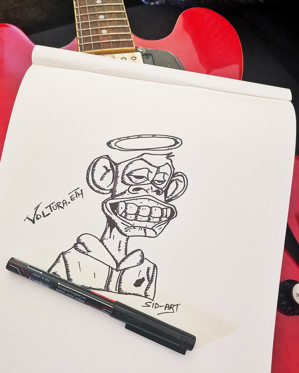 xmartianx123's tweet photo. Just made this fan-art of @BAYC2745! He's creating something really special here! 🔥
Do check him out everyone!
#EarlyMorningInspiration #Fanart #BAYC https://t.co/1vi9ZzymSn