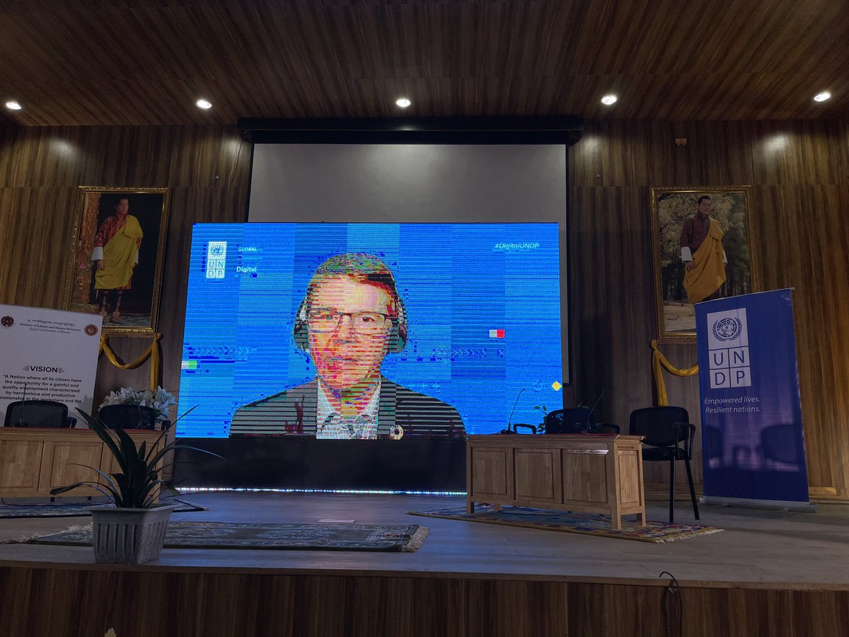 AzusaKubota's tweet photo. Launched 'Digital Jobs in Bhutan: Demand Creation &amp; Future Skilling' report w/ @MOLHRBhutan, supported by #Japan. It looks at #future skills needs &amp; ways 2 attract investments for resilient &amp; adaptive 21st century digital workforce in the wake of #COVID19.  @JapaninIndia https://t.co/kOtBzETba6