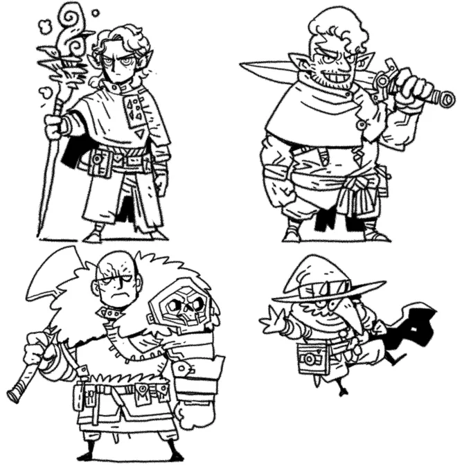 here is some of commissions sketches, 