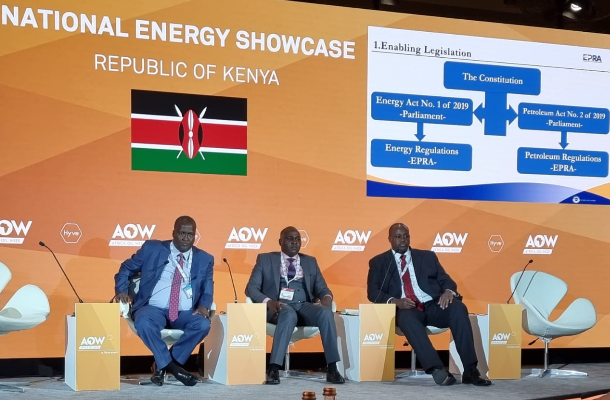 Today I joined  the  CS @Petro_MiningKE  <a href="/johnmunyes63/">John Munyes Kiyonga</a>  and the <a href="/NationalOilKE/">National Oil</a>  Corporation of Kenya (NOCK) CEO Mr. Leparan Morintat to showcase the developments in the Petroleum industry in Kenya  <a href="/africaoilweek/">Africa Oil Week</a> happening now at Jumeirah Madinat, Dubai, UAE