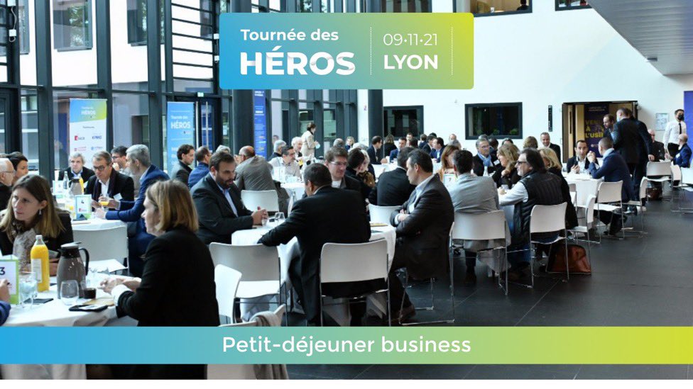 [1ère édition #TournéedesHEROS Lyon <a href="/EDFutur/">Entreprise DU FUTUR</a>] ✨

🕐 Place au petit déjeuner #business !

Un moment d'échange au <a href="/CampusRegion/">Campus Région du numérique</a> idéal pour faire connaissance entre dirigeants de  #PME et #ETI ! 👩‍💼💬👨‍💼
#PME #ETI #BTOB #NETWORKING  #LYONETWORKING🤝