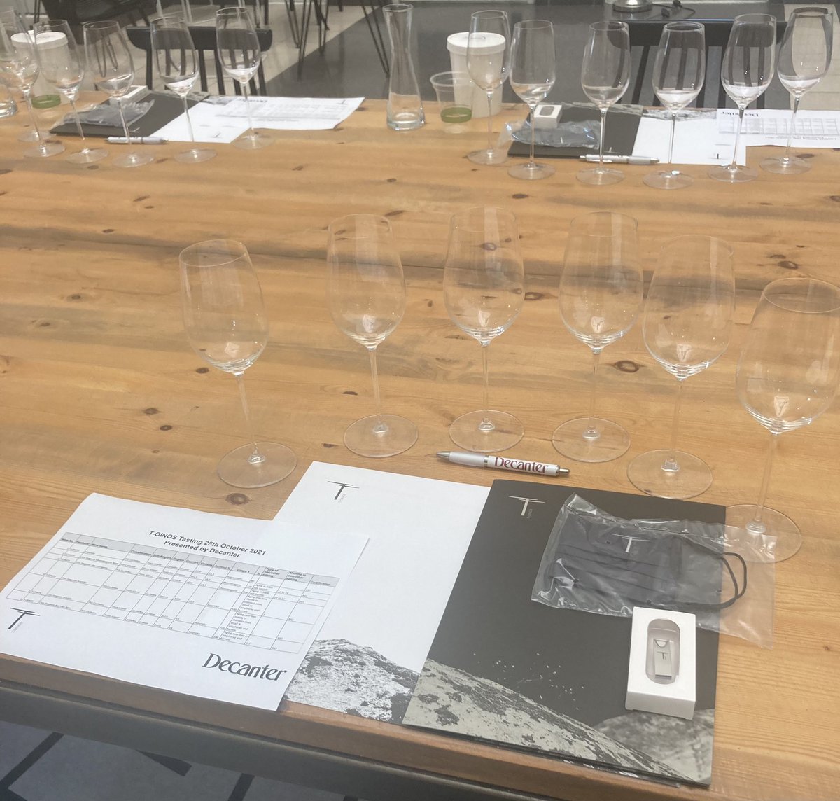 T_Oinos's tweet photo. A private #wine tasting event was organised by the @Decanter team, in London, for the introduction of T-OINOS wines to selected judges and wine professionals in the UK. The vision, philosophy and wines were presented to the guests by @StfDerenoncourt Master Vigneron of T-OINOS. https://t.co/eIQor8iEhB