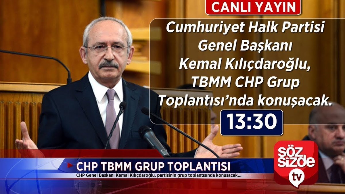 CHP Grup Toplantısı Canlı ᴴᴰ | 06.07.2021

youtu.be/RVLaQVSpZBo

<a href="/herkesicinCHP/">CHP 🇹🇷</a> <a href="/kilicdarogluk/">Kemal Kılıçdaroğlu</a>