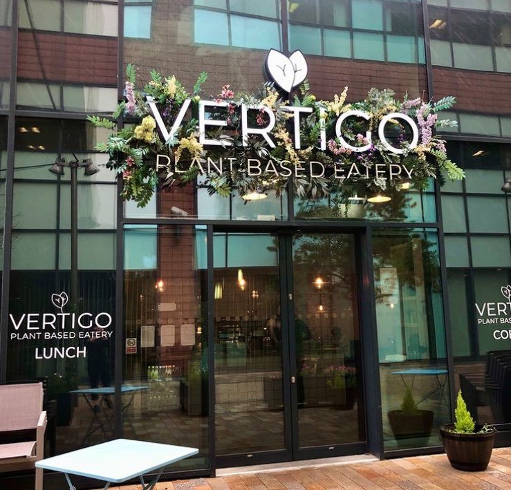 firststreetmcr's tweet photo. Next up in our #FirstToPlay round-up is Vertigo.
For breakfast, lunch and dinner @vertigo_vegan is a favourite of ours.
Whether you are after a warming coffee, quick snack or hearty brunch, they've got you covered. https://t.co/ZBAXncBYaH