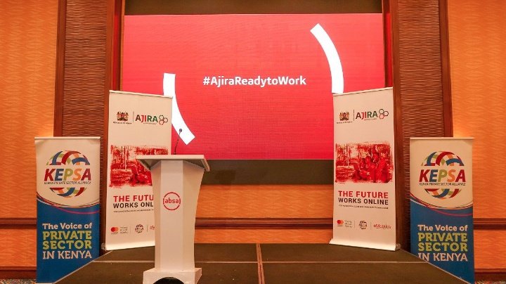 mikemonah's tweet photo. @AbsaKenya has partnered with @KEPSA_KENYA enabling 1 million youths access online jobs by offering free online courses like data entry,transcription,online writing among others.Enrol via the link https://t.co/t9YWQQNh7C
#ReadToWork
#AjiraReadytoWork https://t.co/h4Si8fxq6H