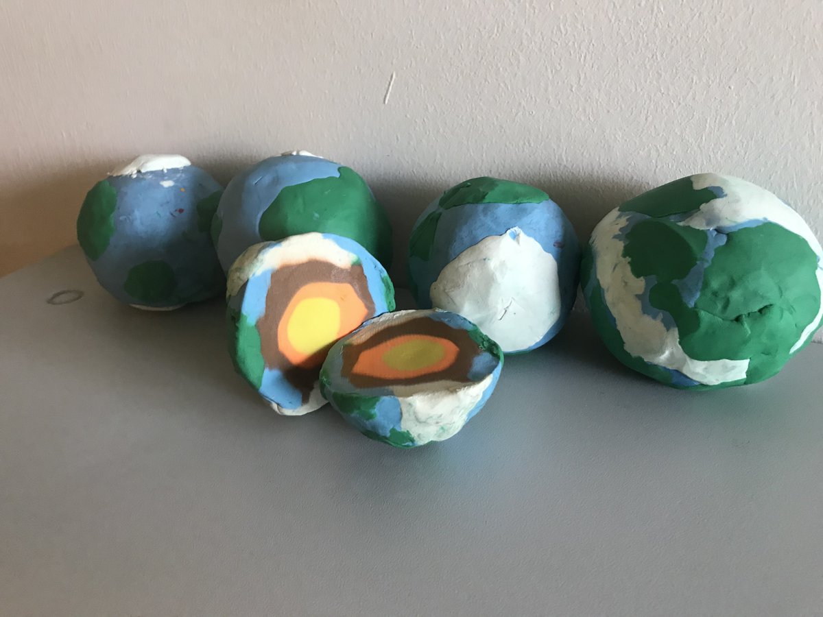 PenkfordSchool's tweet image. #Geography Plate Tectonics - Year 8 have made plasticine models to replicate the 4 major components - #innercore #outercore #mantel #crust and to help them learn about the #structure and layers of the #Earth. In addition pupils explored how these can impact life on the surface.