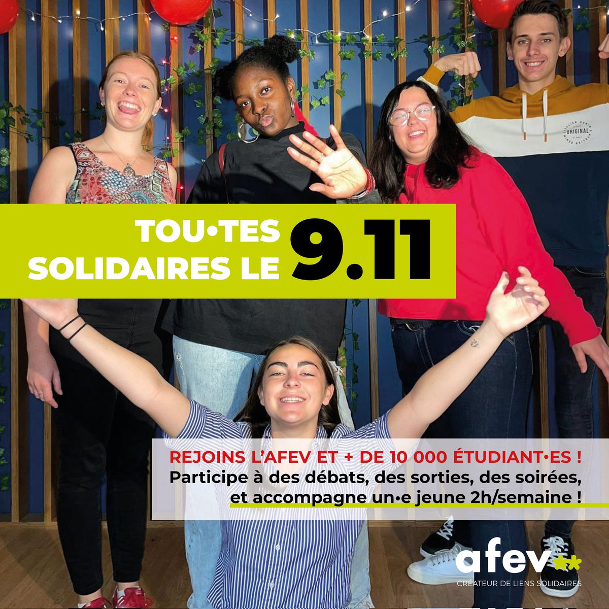 L'Afev présente aujourd'hui sur les campus en IDF pour une grande journée de mobilisation : nous recherchons encore 1000 bénévoles étudiant-es. Rejoins-nous  rejoins.afev.org @UGustaveEiffel <a href="/rsudd_UPN/">RSU-DD Université Paris Nanterre</a> <a href="/ParisLumieres/">Université Paris Lumières</a> <a href="/UniversiteCergy/">CY Cergy Paris Université</a> <a href="/uvsq/">UVSQ</a> <a href="/Sorbonne_Univ_/">Sorbonne Université</a> <a href="/UnivEvry/">Université Évry Paris-Saclay</a>