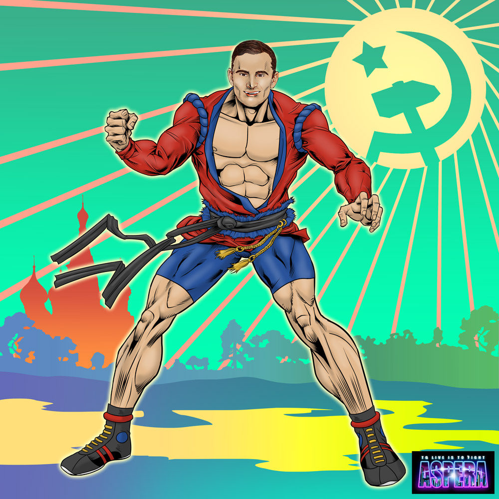 asperagalaxy's tweet photo. We imagined what @garyvee would look like in the Aspera Galaxy! Call back to his Russian roots in the са́мбо (samozashchita bez oruzhiya) fighting outfit https://t.co/zhmTpTzoLG