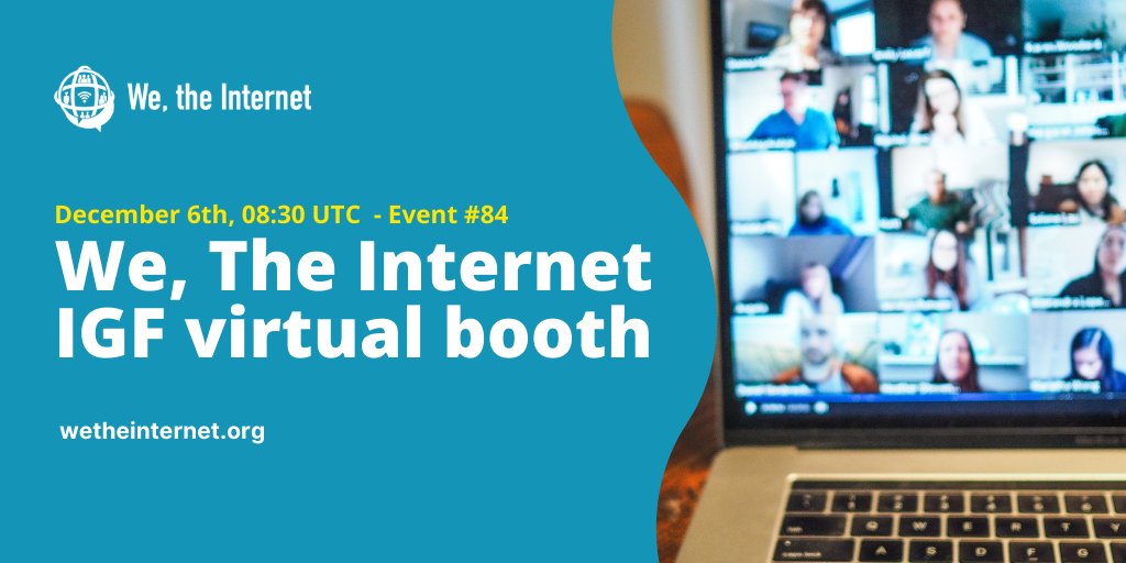MPubliques_EN's tweet photo. 📢SAVE THE DATE #IGF2021 #WeTheInternet🌐
Why? To confront IGF's High-Level Leaders Track to citizens' visions and perspectives on #AI governance, #Internet governance, #disinformation and more
👉Sign-up now: https://t.co/W4cODSexds https://t.co/dQupTJMwpc