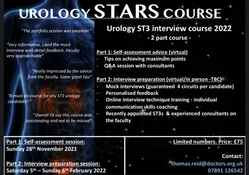 BURSTurology's tweet photo. Calling all those going for Urology National Selection this year! A fantastic course arranged by @tomreidurol & team #UroSoMe #BURSTSoMe https://t.co/t5a6XCXNYt