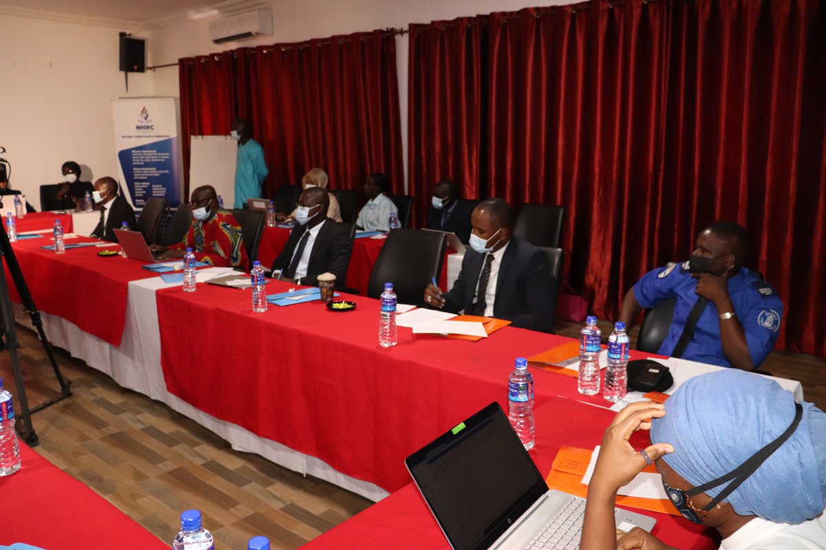 NHRCGambia's tweet photo. '#Justice delayed is #Justice denied.' @NHRCGambia organises a 2-day conference with all stakeholders to promote quality &amp; speedy access to #Justice which is a fundamental #humanright 
#AccessToJustice4All
#LetJusticeGuideOurAction
#JusticeMatters https://t.co/nbsNO6TZJh