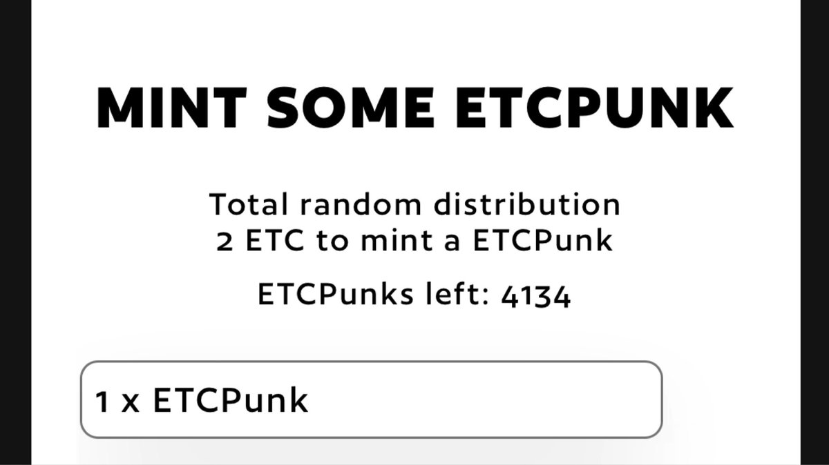 bemweezy15's tweet photo. 4134 left as of Now. Get it While its too late. #etcpunks #nft #mintone #etc #etcarmy @EtcPunks https://t.co/nyRTu2m0SK