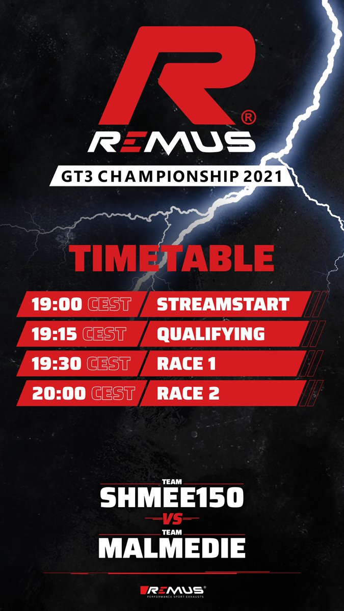 JackKeithley44's tweet photo. We got round 3 of the @raceroom #Remus GT3 championship! Red Bull Ring is the destination! ๐๐ฆ๐น
Come on #TeamShmee150 lets extend our lead! ๐ช
18:00 UK time๐บhttps://t.co/slLJZB6sB6
#esports #williamsesports #shmee #simracing @remusinnovation https://t.co/twqyFupM42