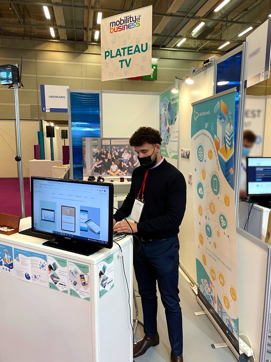ubidreams's tweet photo. UBIDREAMS est prêt à vous rencontrer, rendez-vous au stand C13 !
Max Tessier et Raphaël Douard seront présents pour échanger avec vous sur vos projets et répondront à vos questions sur nos activités.

A bientôt !

#M4B #IT #innovation #MobilityForBusiness https://t.co/tlYO1bVMYB