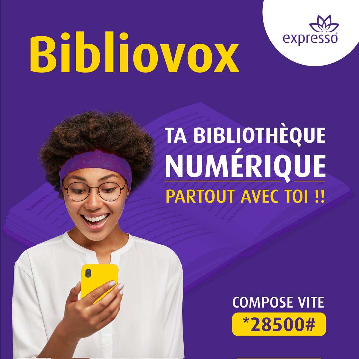 Salam sama gars yi. 

Senn plateforme Bibliovox, aksinaaaaa😍 une bibliothèque numérique contenant une diversité d'ouvrages rien que pour toi. 

Pour t'inscrire compose le *28500# ou envoie Bibliothèque au 28500.

L'inscription est à partir de 100F 🤩🤩🤩.
