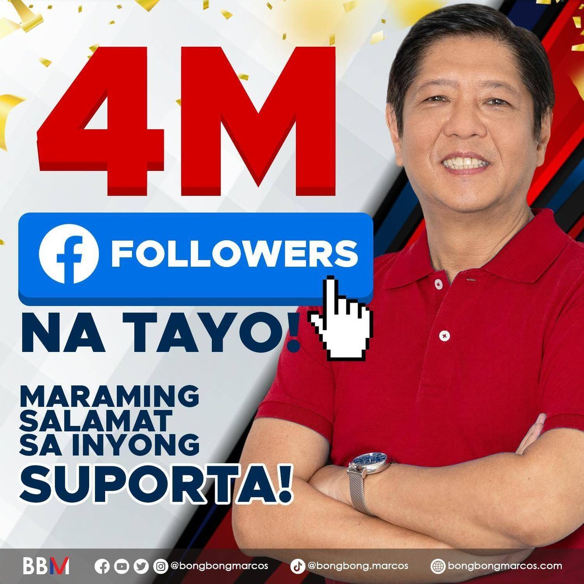 Maraming maraming salamat po sa pakikibahagi niyo sa ating layuning maikalat ang mensahe ng pagkakaisa.