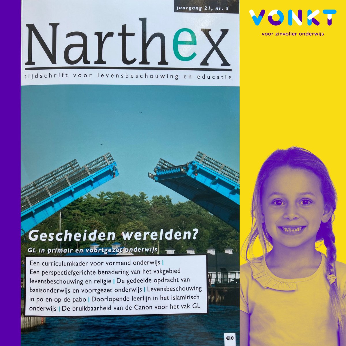 In de nieuwe Narthex nemen <a href="/aafke_reinders/">Aafke Reinders</a> en Myrthe Kelder je mee in de wereld van levensbeschouwelijke vorming in Nederland, de lesmethoden en daarmee samenhangend de ontwikkelingen binnen de pabo's. Je kan het artikel bij ons lezen in de LeVoBieb levobieb.nl/document-detai…