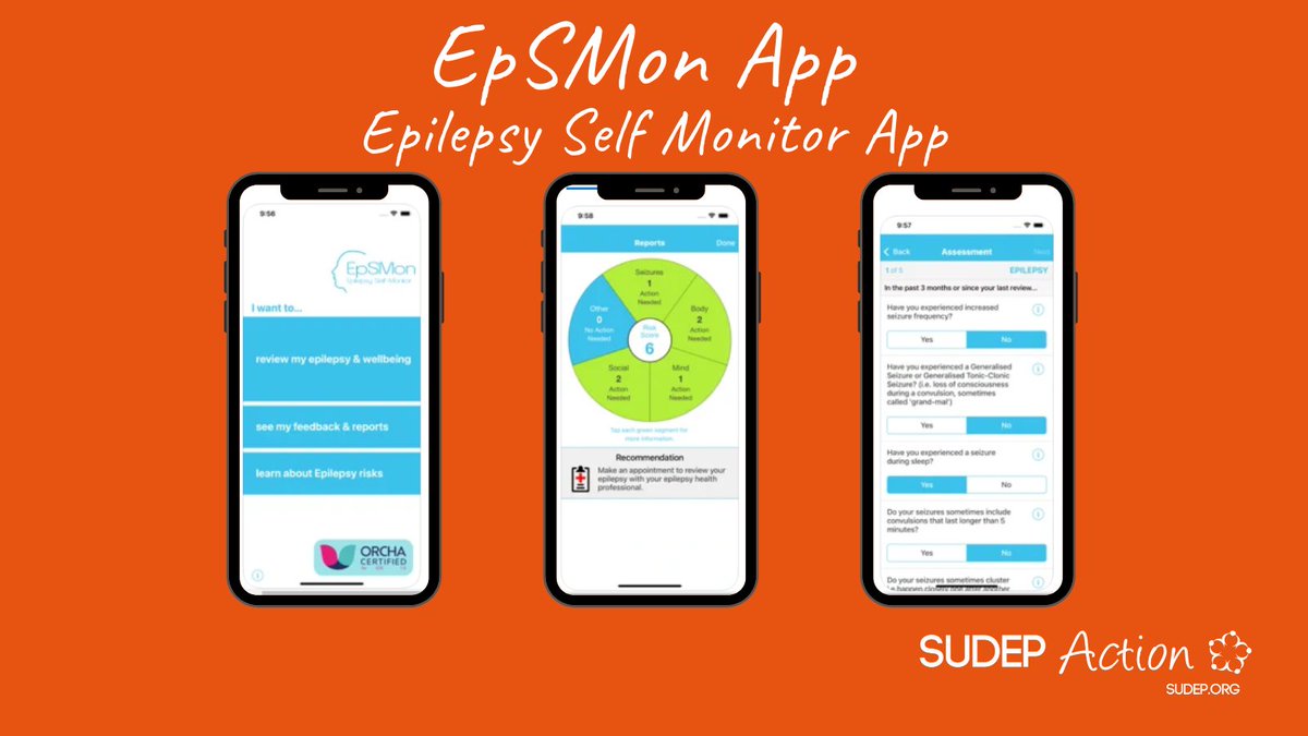 As life gets busy, keeping track of your epilepsy or general well-being may not be easy. The award-winning app EpSMon can help you self-monitor in between your visits to doctors. 

Find out more information about the app sudep.org/epilepsy-self-…