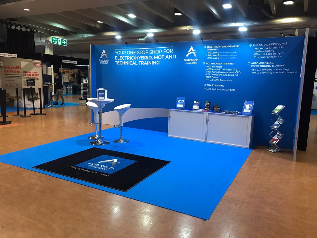 AutotechTraini1's tweet photo. Our stand is ready for visitors ๐คฉ If you are at Mechanex today or tomorrow, pop over for a chat with our experts and a chance to win a place on a Level 3 Electric/Hybrid Vehicle training worth ยฃ699!
#MECHANEXShow https://t.co/uveZUFeVZK