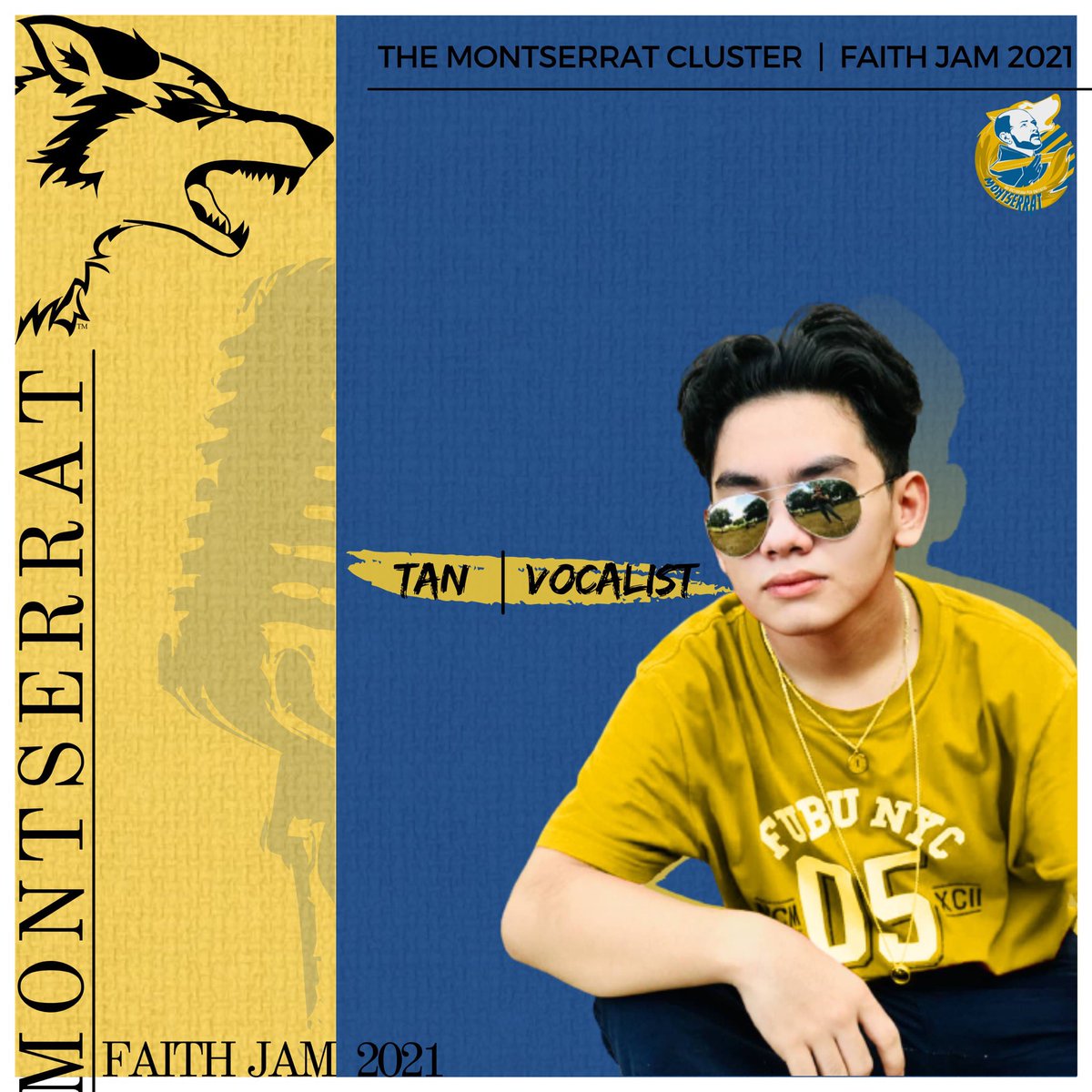 ashsmontserrat's tweet photo. Praising God is indeed heart-warming 💛🙏🏼 Faith Jam represents!
#BanatMontserrat💛
#WhoLetTheWolvesOut⁉️
#SecureTheCrown👑
Pubmats by: Hashiemen Badal https://t.co/Llf6Fuqn4q