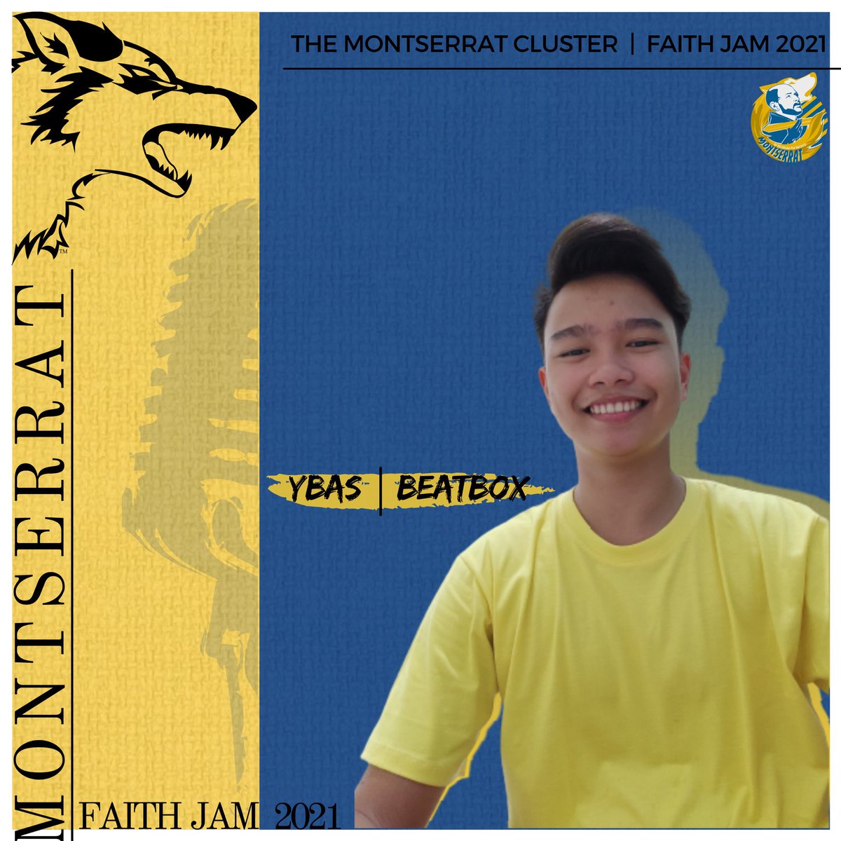 ashsmontserrat's tweet photo. Praising God is indeed heart-warming 💛🙏🏼 Faith Jam represents!
#BanatMontserrat💛
#WhoLetTheWolvesOut⁉️
#SecureTheCrown👑
Pubmats by: Hashiemen Badal https://t.co/Llf6Fuqn4q