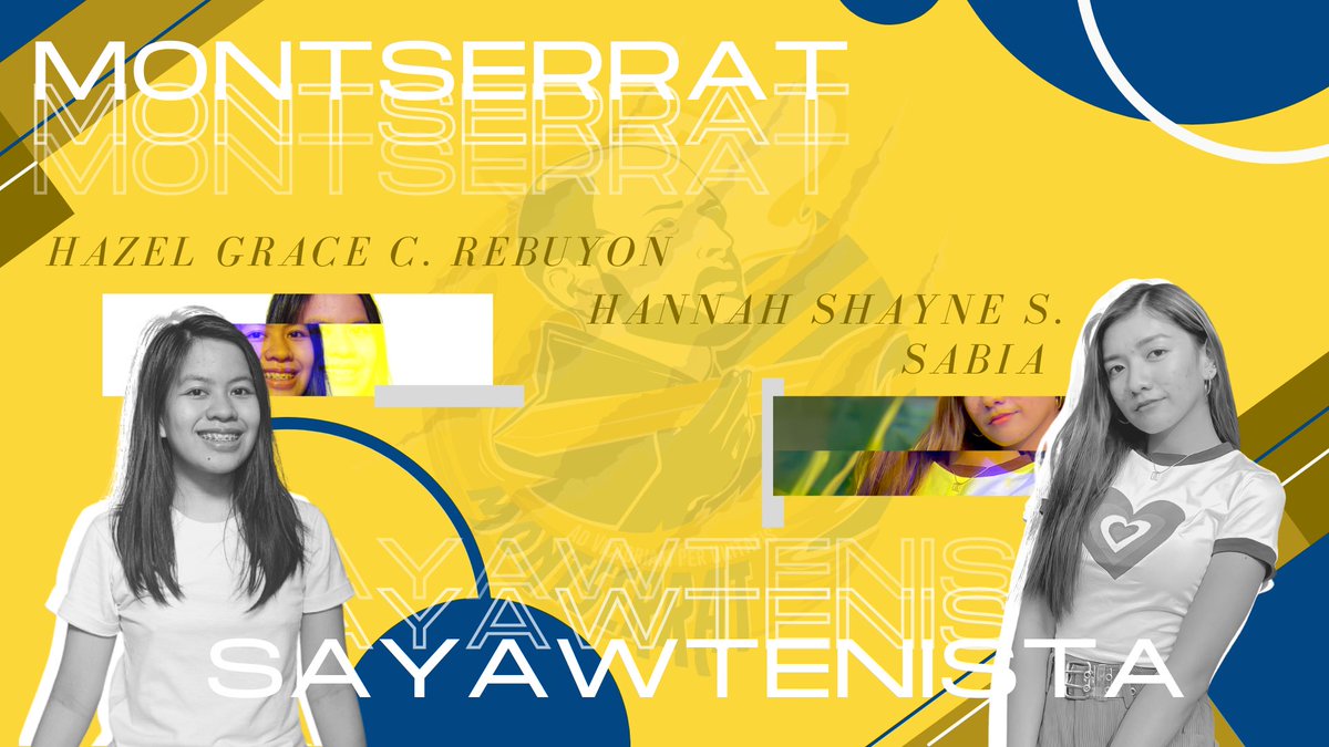 ashsmontserrat's tweet photo. Let's groove as they complete the Montserrat's representatives for Sayawtenista 💫
#BanatMontserrat💛
#WhoLetTheWolvesOut⁉️
#SecureTheCrown👑
Pubmats by: Hazel Grace Rebuyon, Louiela Marie Grace Plazos, Margarette Bea Rañoa https://t.co/GIIP5t9771