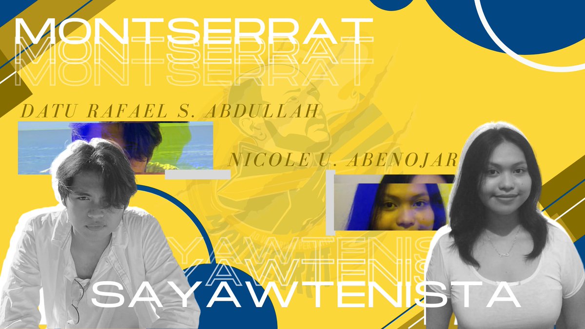 ashsmontserrat's tweet photo. Let's groove as they complete the Montserrat's representatives for Sayawtenista 💫
#BanatMontserrat💛
#WhoLetTheWolvesOut⁉️
#SecureTheCrown👑
Pubmats by: Hazel Grace Rebuyon, Louiela Marie Grace Plazos, Margarette Bea Rañoa https://t.co/GIIP5t9771