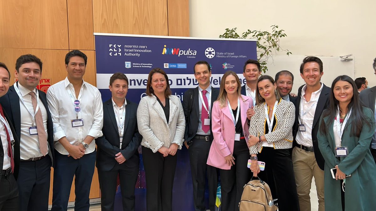 jconstain's tweet photo. En el último día de nuestra visita a Israel 🇮🇱, hicimos parte del lanzamiento oficial de la oficina de @InnpulsaCol en el país. Primera oficina de este tipo por fuera del país. Un orgullo hacer parte de esta delegación de emprendedores con @quipumarket #iNNpulsaEnIsrael https://t.co/S3ppb28ndE