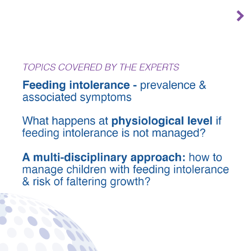 DNCampus's tweet photo. Register now! Prof. Nikhil Thapar, Dr. Sascha Verbruggen &amp; Dr. Luise Marino bring you scientific information and practical advice to better understand &amp; manage children with feeding intolerance &amp; risk of faltering growth. https://t.co/XeF5dkPoiQ

For Healthcare Professionals Only