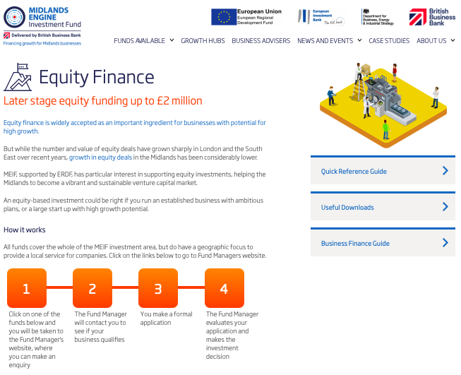 #MEIF equity finance could be right if you run an established business with ambitious plans, or a large start up with high growth potential.

Find out more about Equity Finance options here: bit.ly/3b1285v