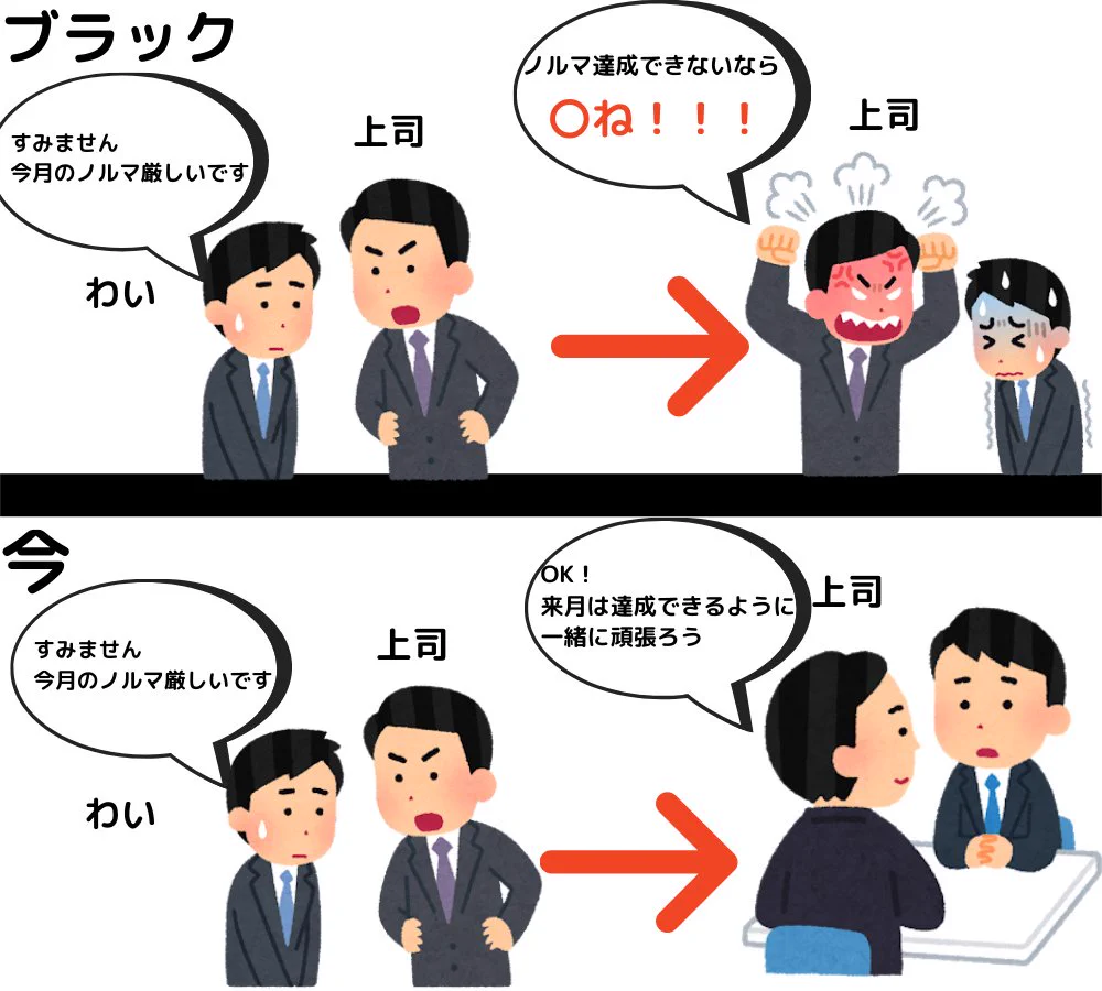 天国と地獄？ブラック時代の上司と今の会社の上司との違いwww