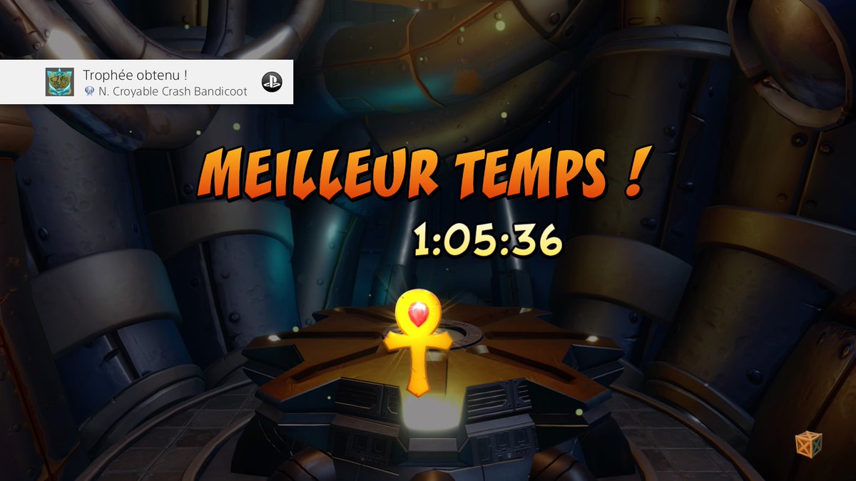 Nouveau platine ! Crash Bandicoot 2 cette fois ! #PS4 #Platine #CrashBandicoot #Trophees
