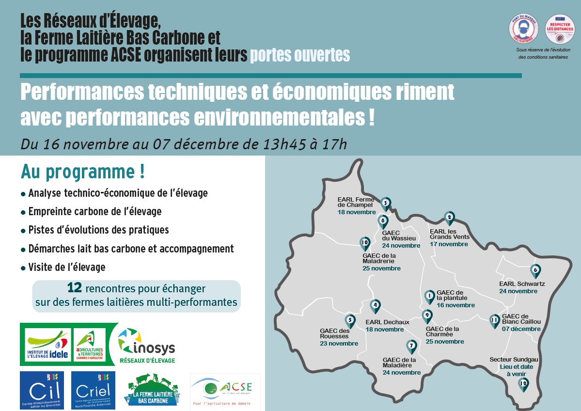 cra_grandest's tweet photo. [Réseaux d'élevage Inosys]

📌 Journées Portes ouvertes - triple performance des fermes laitières bas carbone🐄 en région Grand Est et stratégies en bovins et ovins viande 🐑 
Programmes  https://t.co/vaiPS5iGED

#reseauxdelevage #Inosys #bovins #ovins #tripleperformance #ACSE https://t.co/NcbThobjfe