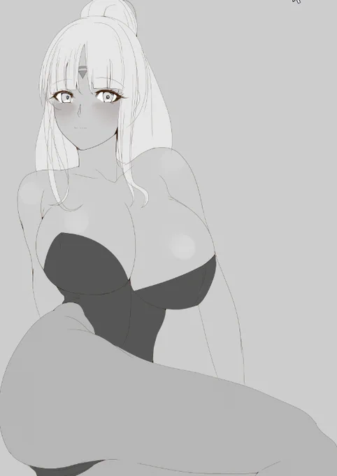 バニーマサチューセッツ描いてる 
