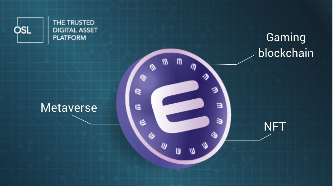 Now on OSL. #Enjin ($ENJ), one of the leading #NFT and #Metaverse focussed token.

Jump the trend now: bit.ly/3oaLmHj