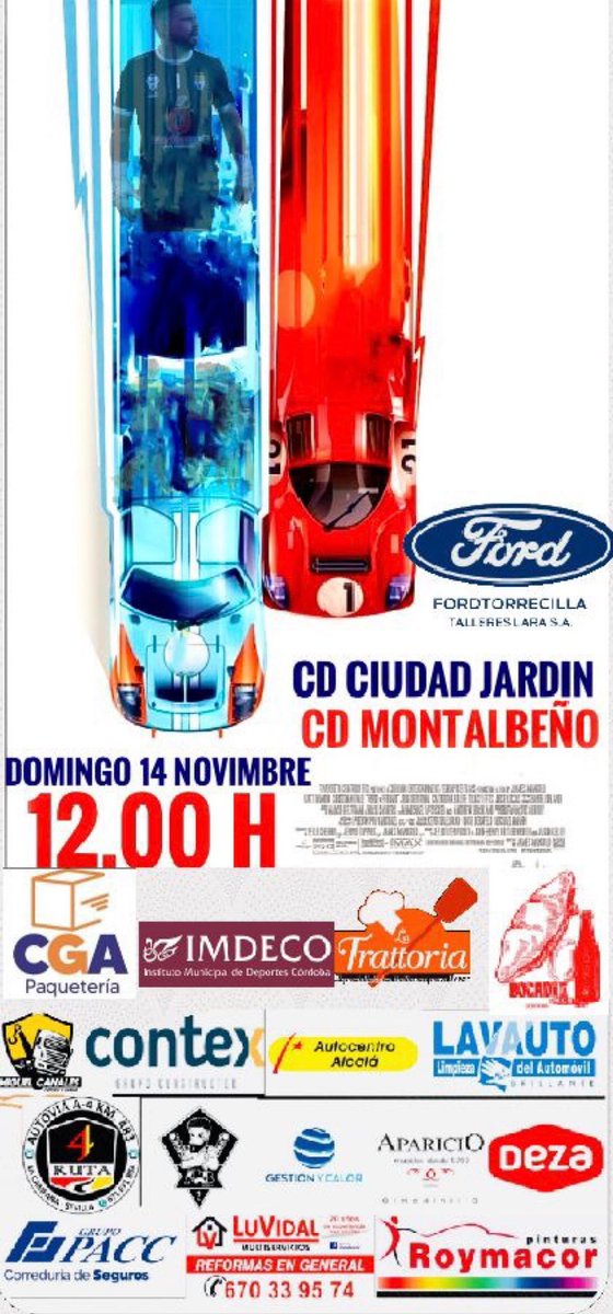 Tras una derrota dolorosa la semana pasada volvemos a nuestra casa con nuestra gente!!!Domingo 14 Noviembre 12,00 .FORD TORRECILLA TALLERES LARA @GestionyCalor  <a href="/lavautocordoba/">Lavauto Córdoba</a> <a href="/Shumy33/">miguel canales ruiz</a> <a href="/APARICIOmuebles/">Muebles ApariciO</a>  <a href="/PatoDolce/">Alberto Barbero</a>