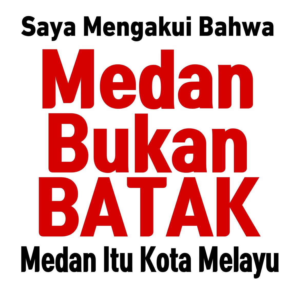 sutanmangara's tweet photo. Medan Itu Kota Melayu. https://t.co/XYBfZH3yhr
