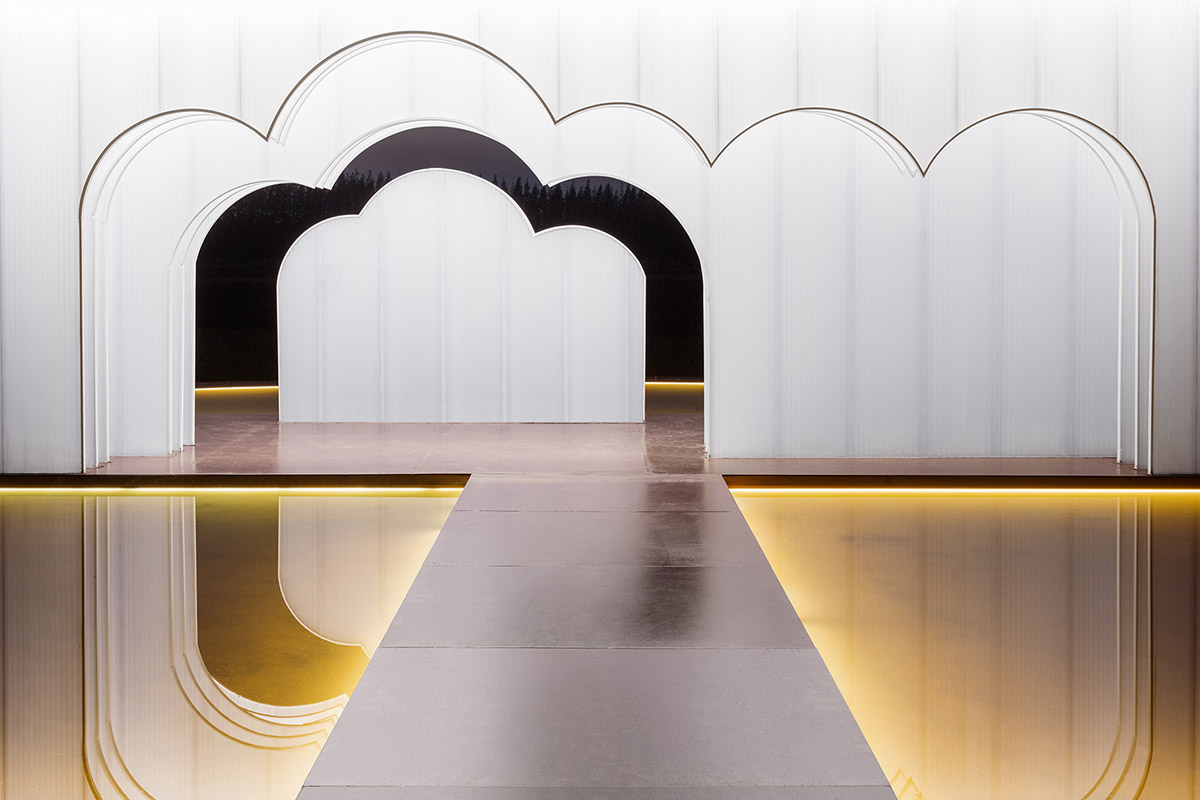 WACommunity's tweet photo. Wutopia Lab converts abandoned pump house into a pavilion with cloud-shaped translucent panels: https://t.co/T81KSPph52 #china #architecture https://t.co/adMcgN6nSX