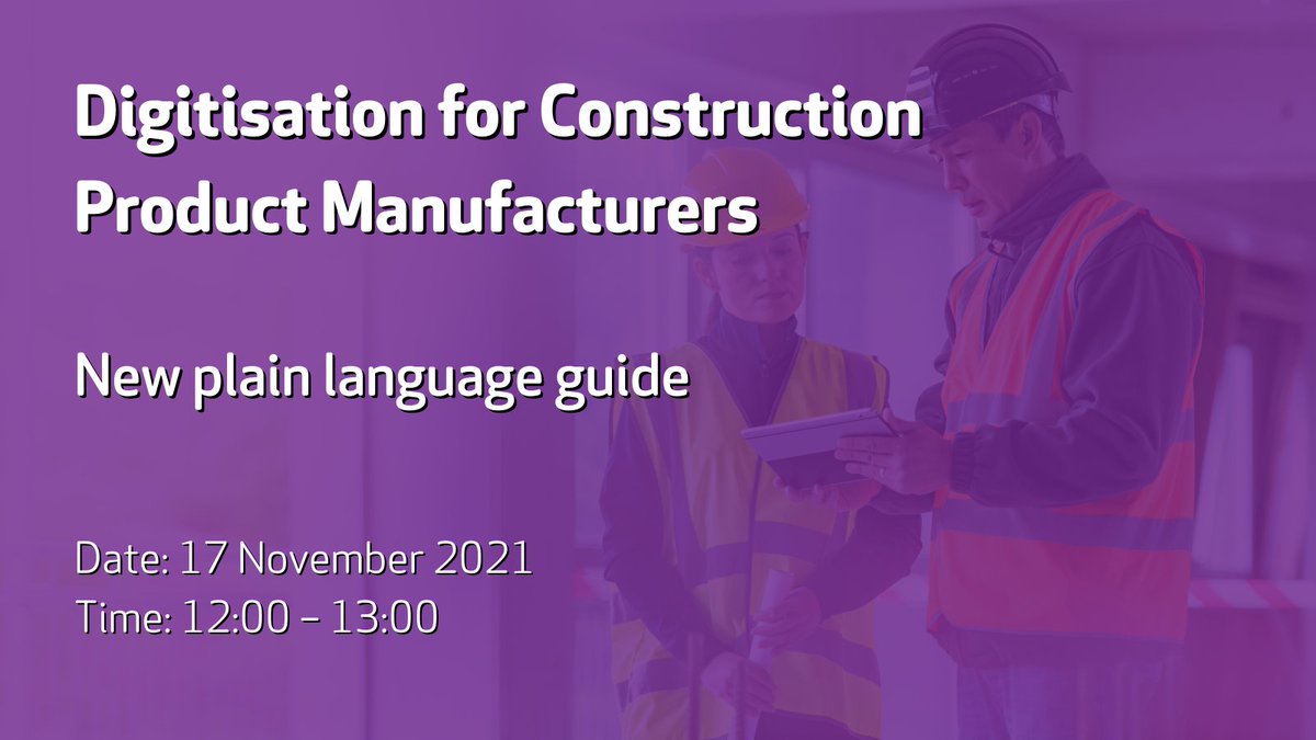 A new plain language guide has been published which aims to help manufacturers prepare for the data needs of the supply chain and asset owners.

Join Su Butcher from the Editorial Board who will introduce the guide.

Click here to book: thefis.org/project/digiti…