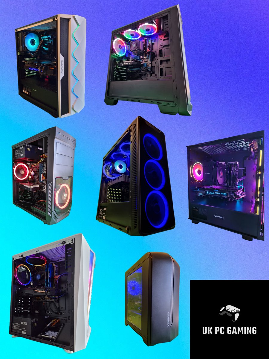 theukpcgaming's tweet photo. We currently have multiple refurbished gaming systems available that are available from next day delivery! New builds are also available built within 3-4 days as standard.
https://t.co/G8T0TMVeA8 https://t.co/3fStyJ2pqH