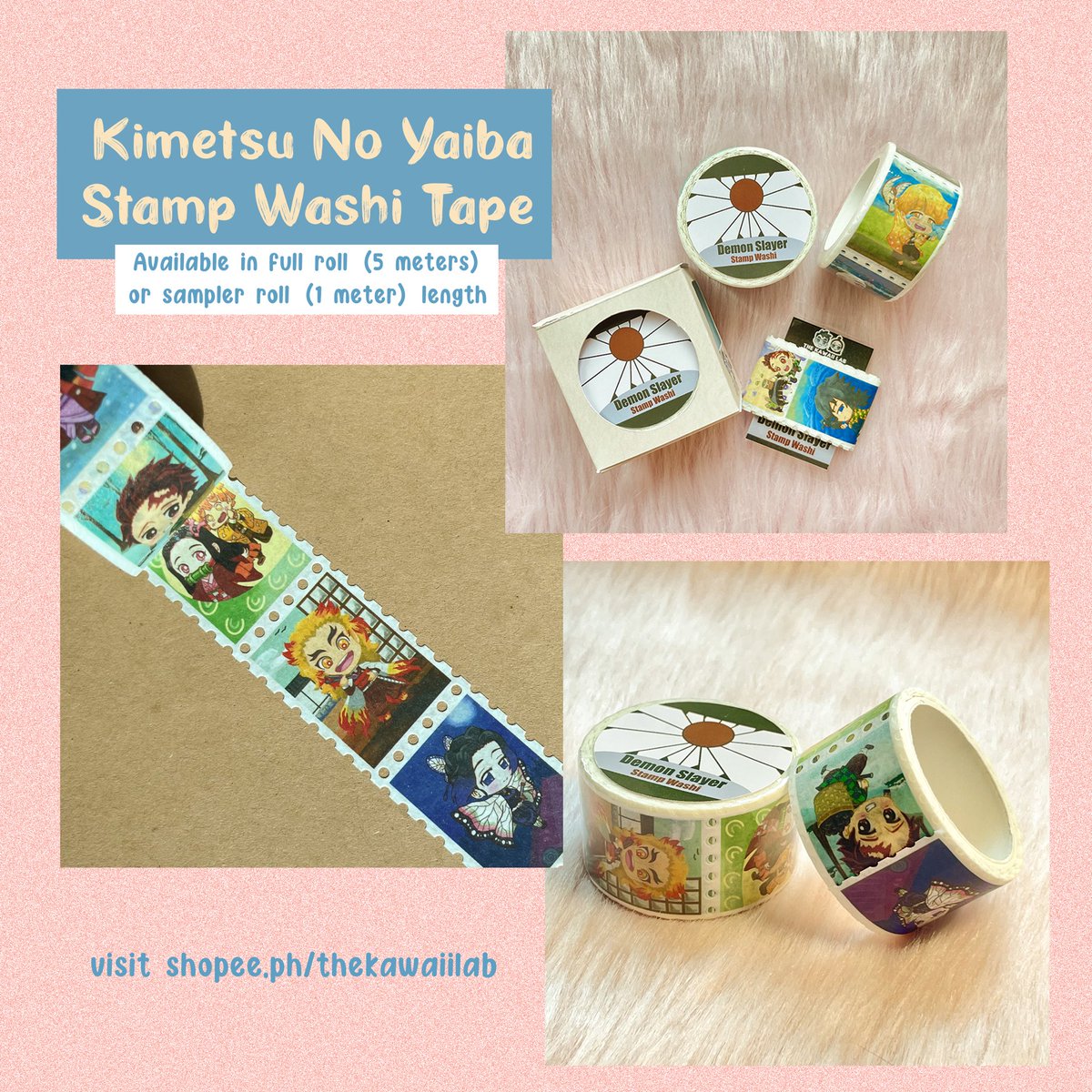 TheKawaiiLab_'s tweet photo. [Not axie related | shop update]

Hi! We now have our washi tapes available on shopee! Visit https://t.co/u8P9ZyAQpQ for more info. Thank you! https://t.co/i2SHGDYmKF