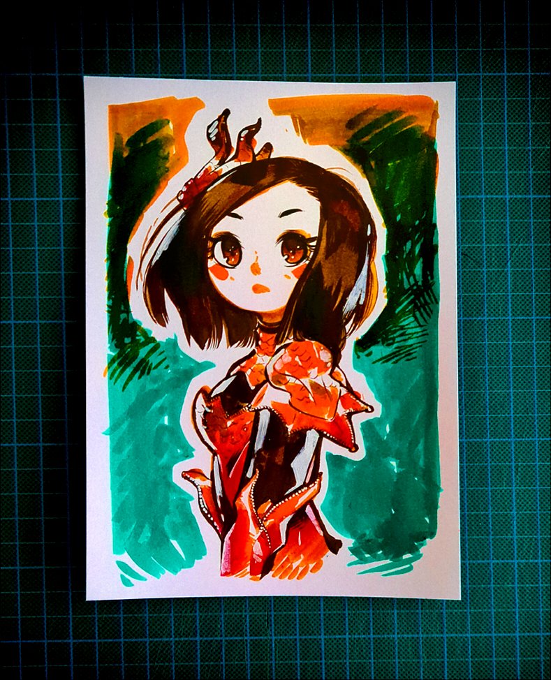 J'ai volé les stylos chelous de ma petite femme pour dessiner une <a href="/gaeaguildenoob/">Gaea - Anne-Laure Jarnet</a>, sapristi
♫♫♫ youtu.be/Wm-AwYyZ0SI