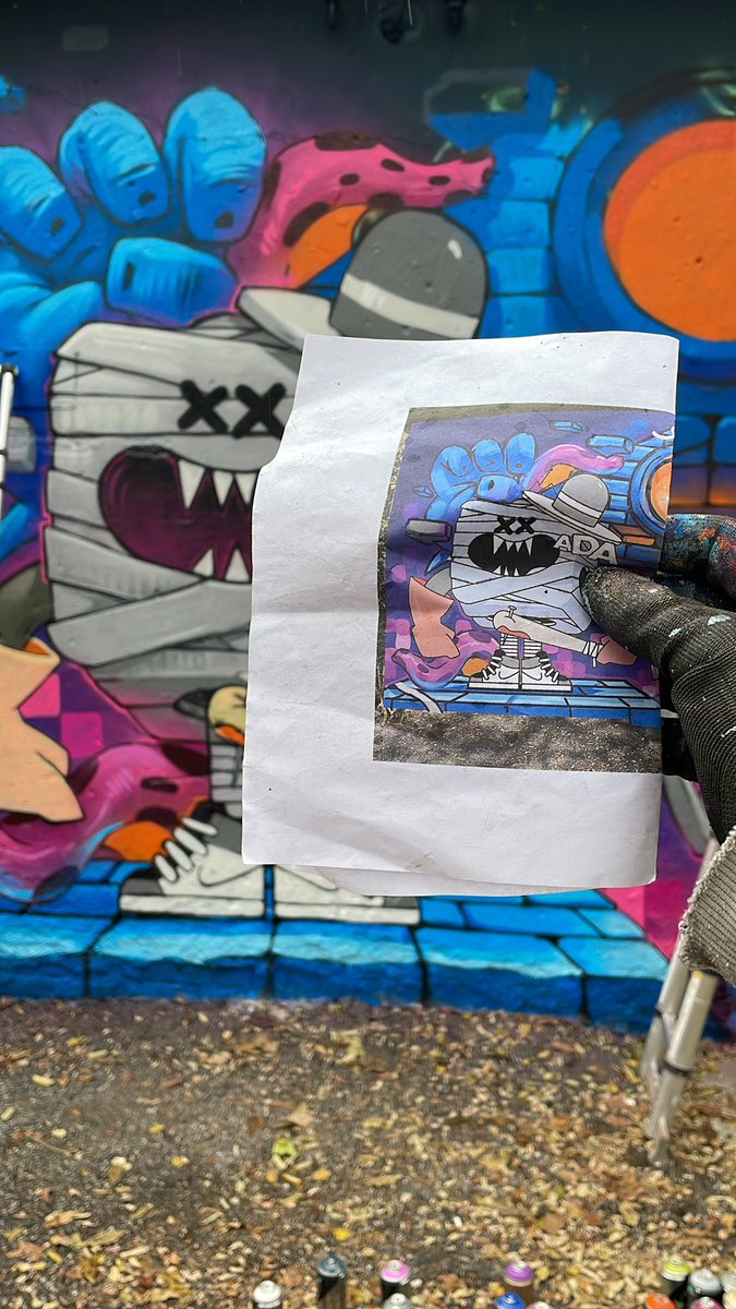 💥💥💥 follow our mural painting here - discord.gg/zMqErq7P 💥💥💥 #graffiti #cnft #ada #cardano