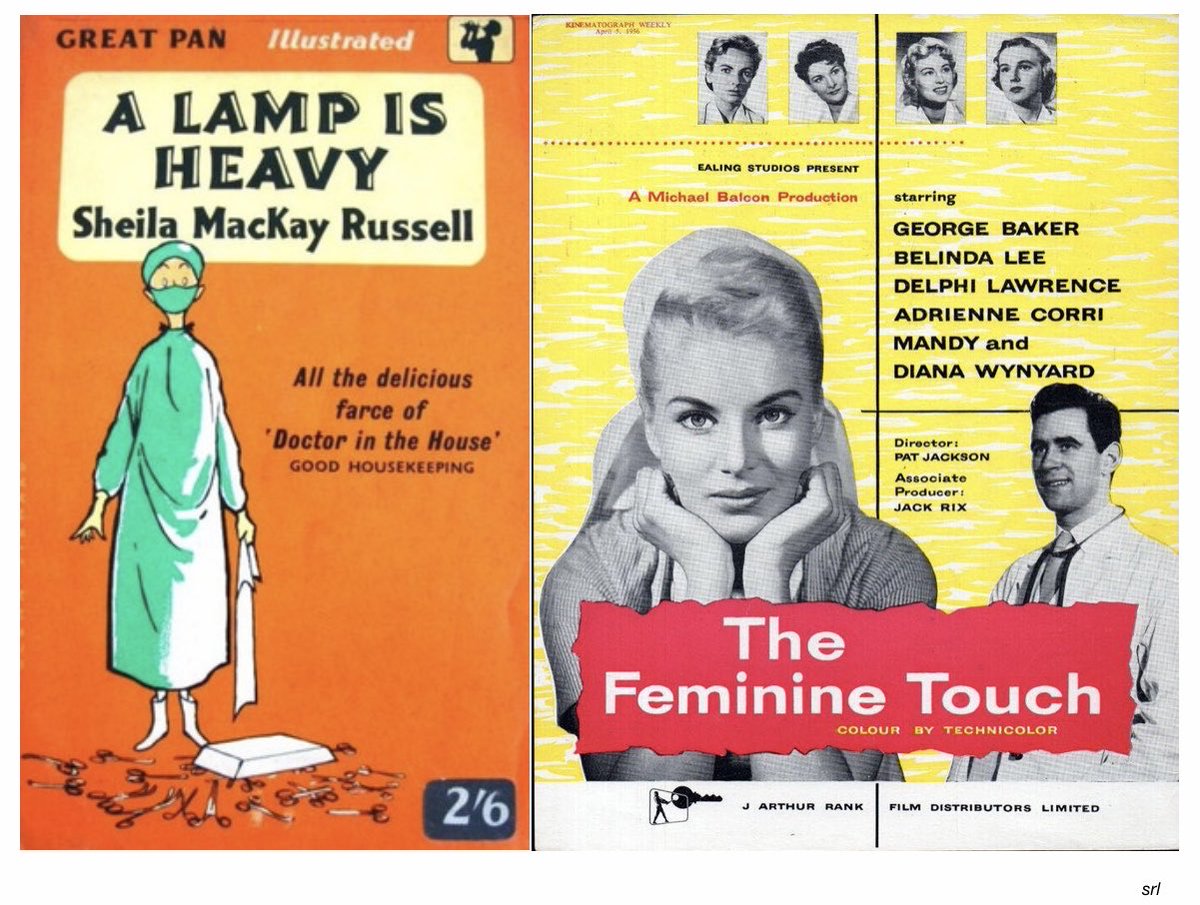 SaveRedlandLibr's tweet photo. 11:45am TODAY on @TalkingPicsTV
The 1956 #Comedy #Drama film🎥 “The Feminine Touch” directed by #PatJackson from an (uncredited) screenplay by #WPLipscomb & #RichardMason
Based on #SheilaMackayRussell’s 1950 book📖 “A Lamp Is Heavy”
🌟#GeorgeBaker #BelindaLee #DelphiLawrence https://t.co/bzvFLSdbxw