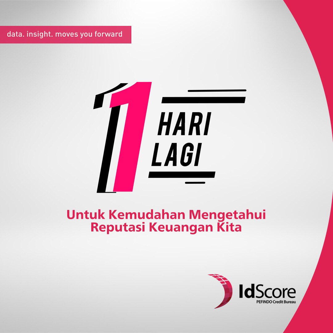 IdScore_Ind's tweet photo. Mengetahui karakter keuangan secara cepat dan akurat? Menyusun rencana keuangan secara cermat? Seperti apa kita dinilai oleh kreditur?

Temukan jawabannya besok.

#PEFINDOBiroKredit #IdScore #CreditScore #YakinMelangkah
#ReputasiKeuangan 
#BackgroundChecking https://t.co/kBeTil6WlF