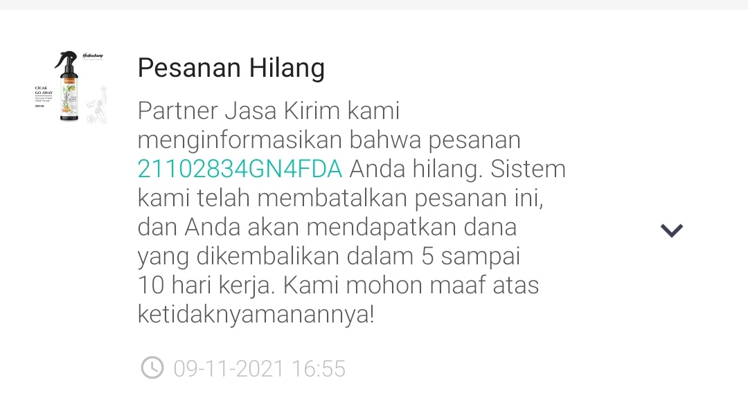 zknazulfa's tweet photo. @anteraja_id @xinliuid Sama banget, ini paket saya juga dikatakan hilang. Bener bener parah ini ekspedisi! https://t.co/wEVKUj19Vl